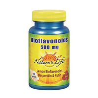 Nature's Life Bioflavonoids Tablets, Lemon, 500 Mg, 100 Count