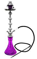 1 hose 28" Purple Hookah shisha nargila bar narguile nargile glass water pipes