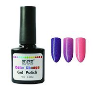 Nail Art Polish,Putars Sexy 1PC Nail Gel Polish Temperature Change Nail Color UV Gel Polish 10ml Nail Gel (D)