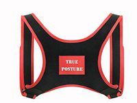 Upgraded - True Posture Corrector for Men & Women - Upper Back Brace Clavicle Support - Pain Relief for Neck Back Shoulder - Comfortable Effective Adjustable Thoracic Kyphosis Belt