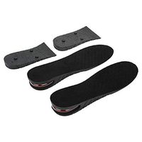 2-Layer Air up Height Increase Elevator Shoes Insole - 5 cm (Approximately 2 inches) Heels Inserts for Men and Women