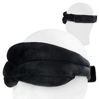 Nighttime Sleep Mask w/Padded Memory Foam, Velvet Fit Contour Eye Pockets and Soft Sleep-Strap for Theraputic Sleeping - Luxury 3D Blackout Blinders for Men and Women by Compact Technologies