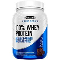 MuscleTech Prime Series 100% Whey Protein Powder, 25g Premium Protein, Research Proven Whey & Peptides for Faster Absorption, Chocolate, 26 Servings (2.0lbs)