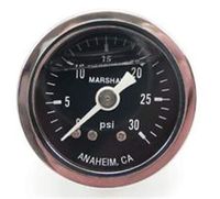 Fragola 900004 Fuel Pressure Gauge (030 Psi Liquid Filled)