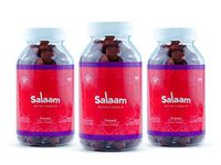 Salaam Nutritionals Halal Prenatal Gummy Multivitamins, Organic Base, Sugar Free, 800 mcg Folic Acid with DHA (3 Pack, 360 Count)