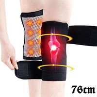 Knee Brace, Tourmaline Magnetic Therapy Orthopedic Knee Support Massage Brace Belt Relieve Pain and Stress for Arthritis, ACL, Running, Biking, Basketball Sports, Joint Pain Relief (Knee Brace-2pcs)