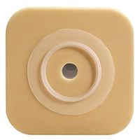 Natura Durahesive Flexible Skin Barrier w/flange (overall dimension 5" x 5") TAN, w/tape collar 2 1/4" (57mm.)