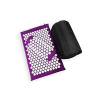 Acupressure Mat Pillow Acupuncture Mat Shakti Mat for Yoga Mat Massage Relaxation with Carryba,Purple