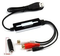 USB Analog To Digital Audio Converter MP3 WAV OGG AIFF Recorder