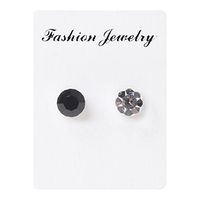 Hacloser 1 Pair Magnetic Earrings for Weight Loss Magnetic Therapy Stud Set (Pink)