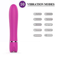 Sekslife 100% High Quality Vǐbrator 10 Powerful Vǐbration Modes for Clǐtoral G Spot Nǐpple Stǐmulation, Discreet Büllet Vǐbrator Adult Séx Pleasing Device for Woman Gift Waterproof Quiet Portable (Ros
