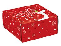 Decorative Shipping Gift Box - Pack of 6 - Dashing Reindeer - 9" x 9" x 4"