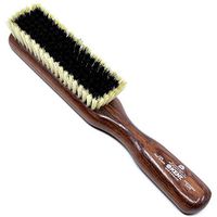 Kent CP6 The Finest 100% Natural Black & White Boar Bristle Clothes Brush and Lint Remover for Cashmere, Wool, and Silk - Sweater Fuzz Remover, Suede Brush, and Lint Brush for Pet Hair