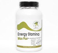 Energy Stamina Max Plus with Cordyceps Green Tea Ginseng Guarana ~ 180 Capsules - No Additives ~ Naturetition Supplements