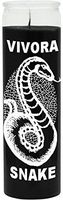 Indio Products Snake Black Candle - Silkscreen 1 Color 7 Day