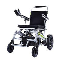 Premium Power Wheelchair, Intelligent Remote Control Portable Care Scooter,Heavy Duty Holds Upto 150 KG, Lightweight Foldable Electric, Compact Portable Motorized Wheelchair, Aviation Safe Power Whee