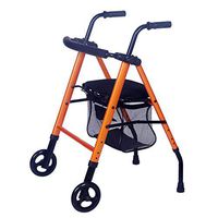 Elderly Walker-Folding Design Lightweight Complimentary Carry Bag Portable Medical Walker with Adjustable Height for Elderly, Seniors, Handicap, Disabled Supports up to 180kg/400 lb