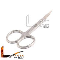 LAJA Imports Cuticle Nail Scissors – Stainless Steel Precision Manicure Scissor – Extra Pointed Curved Fingernail Scissors