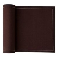 MY DRAP SA40/601-7 Cotton Premium Dinner Napkin, 15.8" Length x 15.8" Width, Chocolate Brown (1 Roll of 12)