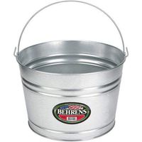 Behrens High Grade Steel C17GS 4.25 Gal Silver Galvanized Steel Pail