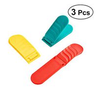 OUNONA 3pcs Foldable Toilet Seat Lifter Toilet Cover Lower Lid Handle Hygienice Clean Lift Avoid Touching