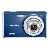 Olympus X-940 14MP Digital Camera with 4X Wide Angle Zoom and 2.7-inch LCD (Black)
