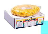 CanDo Exercise Tubing, Resistance Level 1, Latex Free, 25 Foot, Yellow