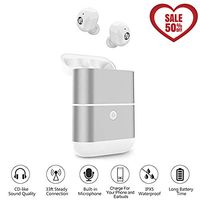 Wireless Earbuds, LAKASARA True Wireless Headphone with Emergency Power Bank, Mini Invisible in-Ear Earphone Sweatproof with Microphone,15H Playtime 3D Stereo Sound Wireless Earpods