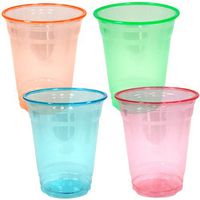Party Dimensions Neon 40 Count PET Plastic Cups, 12-Ounce