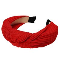 HNTDG Women Bow Tie Knit Headband Pure Color Hairband Wide-Brimm Headwrap Hair Band 8 Colors