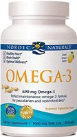 Nordic Naturals Omega-3 Fish Gelatin - Aids in Cognition, Heart Health, and Immune Support, Lemon Flavor, 60 Soft Gels