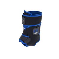 Shock Doctor Ice Recovery Compression Ankle Wrap, Black, Large/X-Large