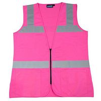 ERB 61912 S721 Non-ANSI Hi-Vizability Female Fitted Vest, Pink, X-Large