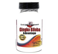 Gingko Biloba Advantage * 180 Capsules 100% Natural - by EarhNaturalSupplements