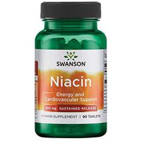 Swanson Sustained Release Niacin 500 Milligrams 90 Tabs