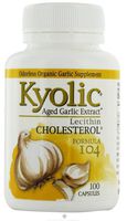 Kyolic - #104 Garlic Extract With Lecithn - 100 capsules, 2 Pack