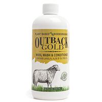 Outback Gold Wool Wash, 32 Ounce, Natural Plant Based Mild Liquid Soap, Cleans and Conditions Sheepskin, Wool and More, with Lanolin, Tea Tree Oil, Aloe, Coconut Oil, Scented with Pure Essential Oils