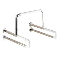 ZH Stainless Steel Handrail Safety Slip Resistant Elderly Disabled Urinals Public Toilet Urinal Handrail 6053.544cm