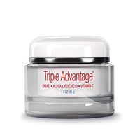 Allvia - Triple Advantage Cream - DMAE, Alpha Lipoic Acid, Vitamin C, Clinical Strength, Paraben Free - 1.7 Ounces