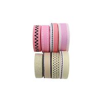 8Yards Multi Options Printed Grosgrain/Satin Ribbons Bow Craft DIY Sewing Handmade Materials Accessories,Mixed E