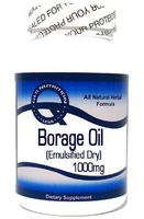 Borage Oil Concentrate (Emulsified Dry) 1000mg 200 Capsules ^GLS