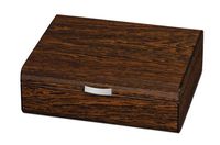 Visol Products VHUD92 Study 25-Cigar Humidor, Ironwood Finish