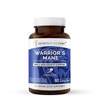 Secrets Of The Tribe - Warrior's Mane, Hair Growth Support, Herbal Supplement Blend (60 Capsules)