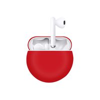 BAOIWEI Cases Cover for Huawei Freebuds 3, Thin Soft Silicone Case All-Round Protection of Huawei Freebuds 3 Headphones Shockproof Sleeve Supports Wireless Charging (Red)