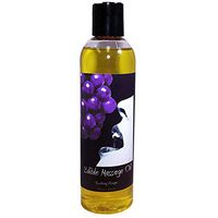 Earthly Body Edible Massage Oil Grape 8oz.