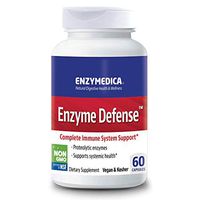 Enzymedica, Enzyme Defense, Specialized Enzyme Formula for Immune System Support, Vegan, Kosher, 60 Capsules (60 Servings)