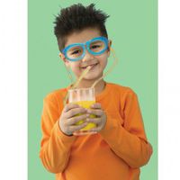 Amscan International Krazy Straw Glasses Hawaiian