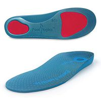 Footlogics Full-Length Orthotic Shoe Insoles with Built-in Raise for Heel Pain, Heel Spurs, Achilles Tendonitis, Ball of Foot Pain - Plantar Fasciitis, Pair, M