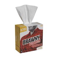 Brawny Professional Heavyweight Disposable Shop Towels by GP PRO (Georgia-Pacific), White, 29322, 176 Towels Per Box, 10 Boxes Per Case (1760 Total)