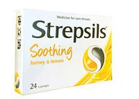 Strepsils Honey and Lemon Lozenges - 24- Pack